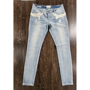 Hot Kiss Juniors / Women's Skinny‎ Jeans  Skinny Lily Size 7 32x32